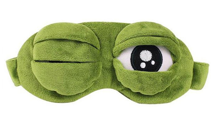 Maska na oči na spaní Suspicious frog